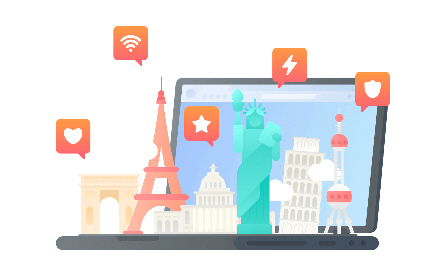 在直布罗陀连接到中国的代理 - 翻回VPN